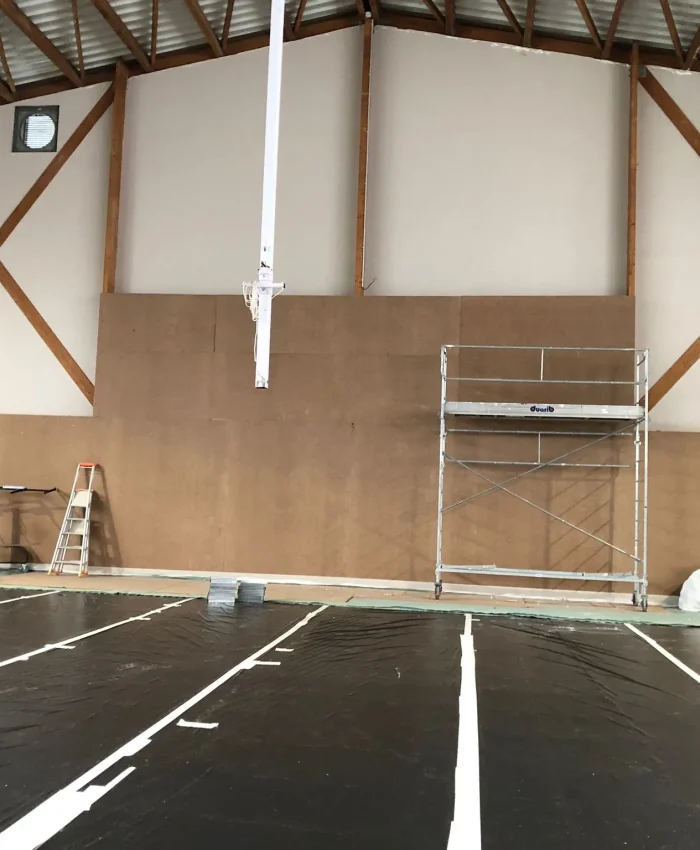 RENNES (35) – Protection médium & habillage aluminium d’un pignon d’une salle de sport